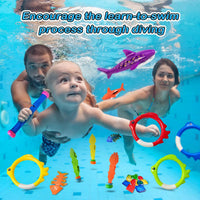 Jasonwell Pool Diving Toys Games - 31 PCS - image 2