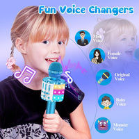 Karaoke Microphone Toys for Kids - Blue - image 4