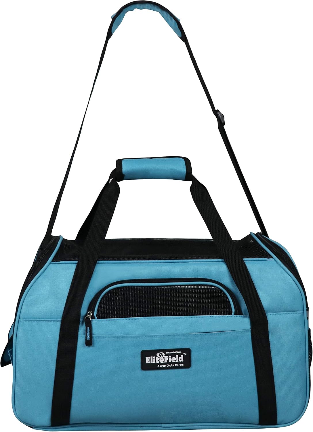 EliteField Soft-Sided Pet Carrier for Cats & Small Dogs – Essentials for Dogs - 17.0"L x 9.0"W x 12.0"H / Sky Blue - image 3