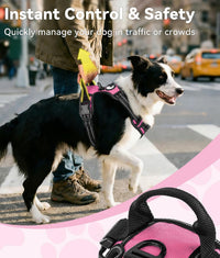 Joytale No Pull Dog Harness Medium Sized Dog, Front Clip - X-Large / Pink - image 3