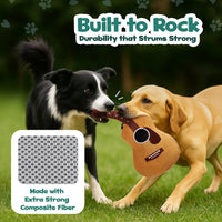 PUPROAR Guitar Dog Toy, Funny Plush Squeaky Puppy Gift - image 3