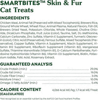 Greenies Feline Smartbites Skin & Fur Crunchy and Soft Cat Treats, Chicken Flavor, 4.6 oz. Pack