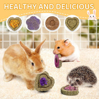 52Pcs Rabbit Chew Sticks, Guinea Pig Toys - 30Pack-grass cake - image 4