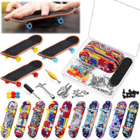 Civaner 10 pack DIY fingerboard set with decks, wheels, brackets and tools