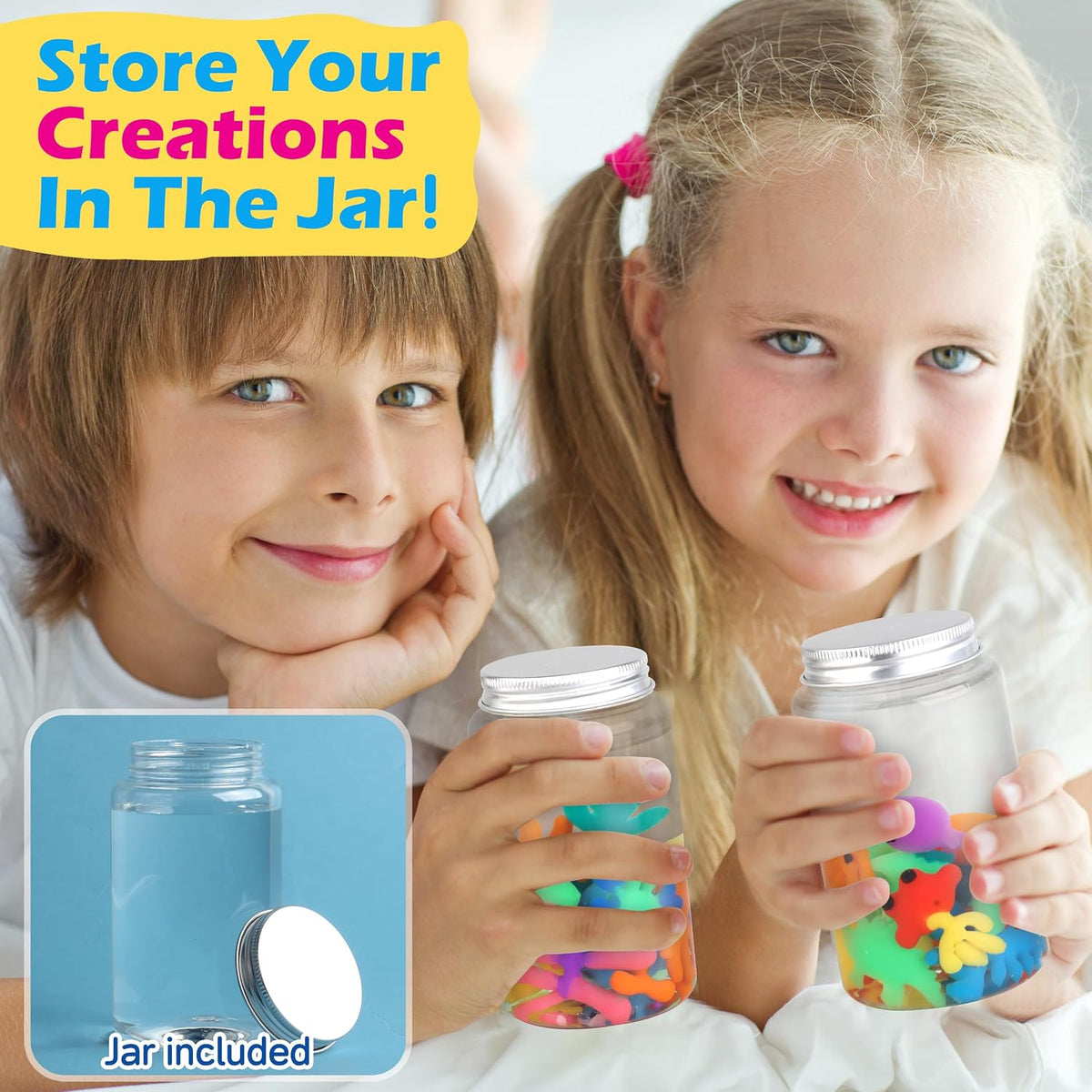 wookidel magic water gel elf kit with ocean animal molds and gel bottles - view 4