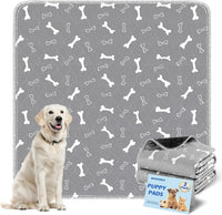 Washable Pee Pads for Dogs, 18"x24" - Gray / 54*54 Inch (Pack of 2)
