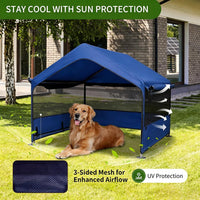 Summertrail Extra Large Dog House Outside - Blue - image 2