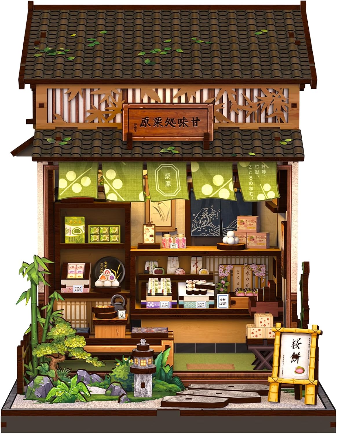 Cutefun Book Nook Kit - DIY Miniature Dollhouse Kit for Adults and Teens – Fun for Kids & Family - Sweet Shop
