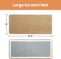 Extra Large 31.5" Cat Scratcher Bed - 31.5" Extra Large Cat Scratcher Bed & Mat Set - image 2