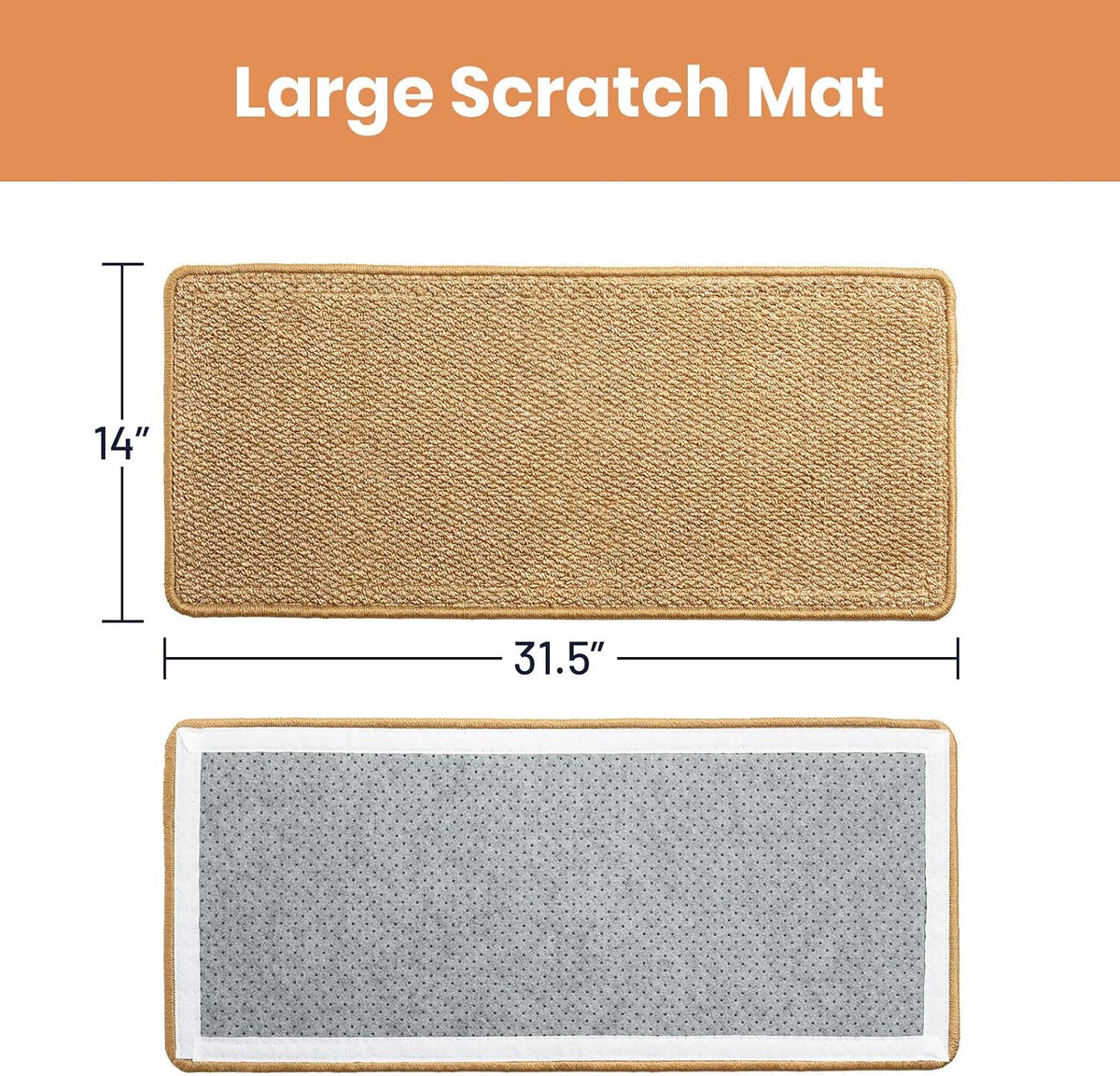 Extra Large 31.5" Cat Scratcher Bed - 31.5" Extra Large Cat Scratcher Bed & Mat Set - image 2