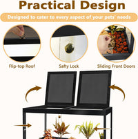PROLEE Retile Tank, Bearded Dragon Tank - Black / 34 Gallons - image 2