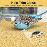 S&X Bird Cage Liners 17 x 11in, Disposable Gravel Paper Sheets - 60PCS 10" x 16" - image 3