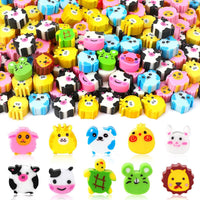 JUNEBRUSHS 150Pcs Fall Mini Erasers - Mixed