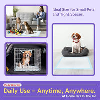 PETSWORLD Puppy Pads, 23x36 Inch, 200 Count - Puppy Pee Pads for Dogs, Tear Resistant, Economy Value, Super-Absorbent Polymer Gel Core, Perfect for Puppies, Smaller Dogs