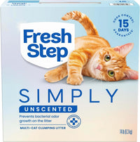 Fresh Step Advanced Simply Unscented Multi Cat Clumping Cat Litter - Unscented / 14lb (Pack of 1)