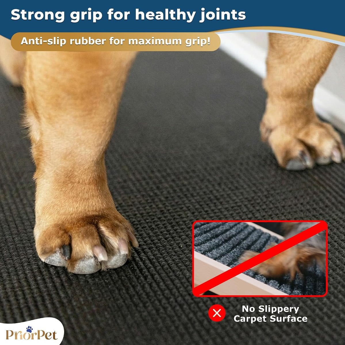 Dog Ramp for Couch, Non-Slip - White - image 3
