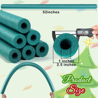 Hanaive white foam pool noodles, 6 pack, 52 inches long with hollow centers - view 26