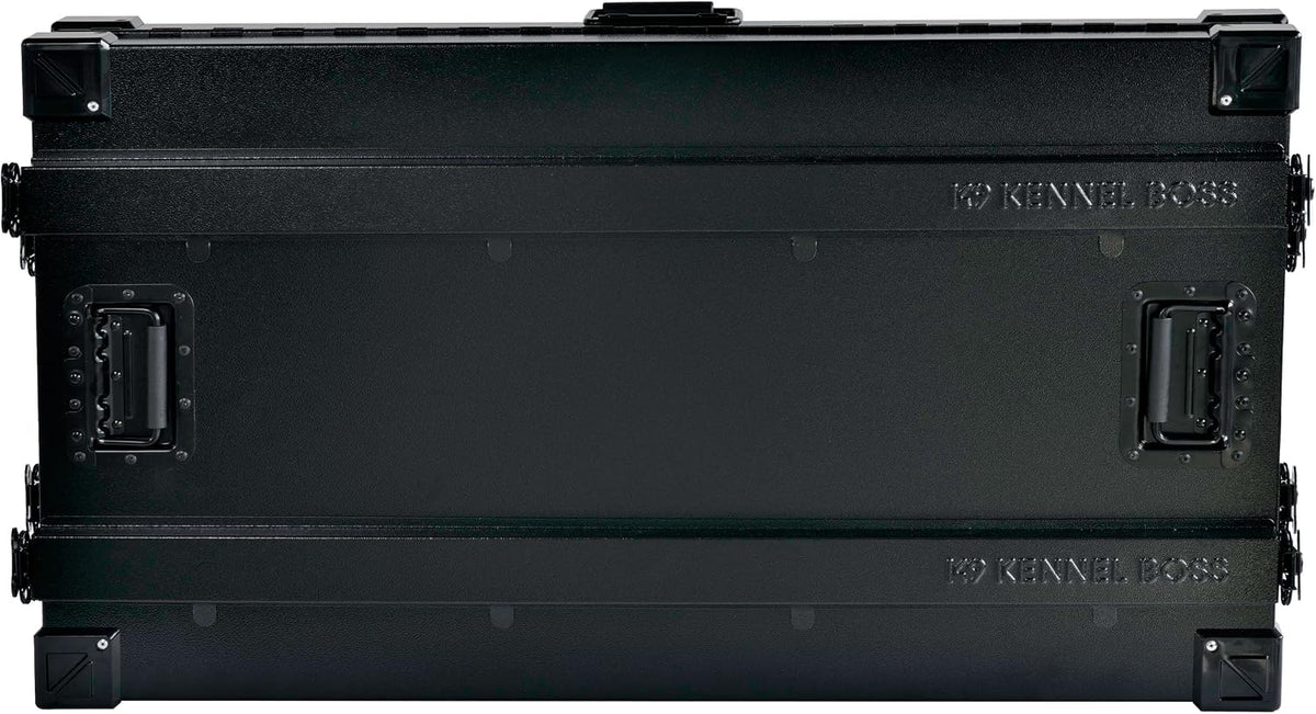 K9 Kennel Boss Aluminum Collapsible Dog Crate - Black / 40.6"L x 25.2"W x 28.9"H - image 4