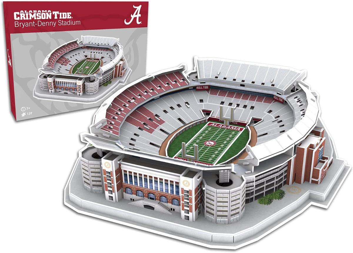 Pro-Lion 3D Jigsaw Puzzle of Michigan Wolverines Stadium 106 Pieces - Alabama Crimson Tide
