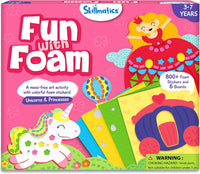 Skillmatics Fun with Foam Sticker Art, Animals, Craft Kit - 3. Unicorns & Princesses