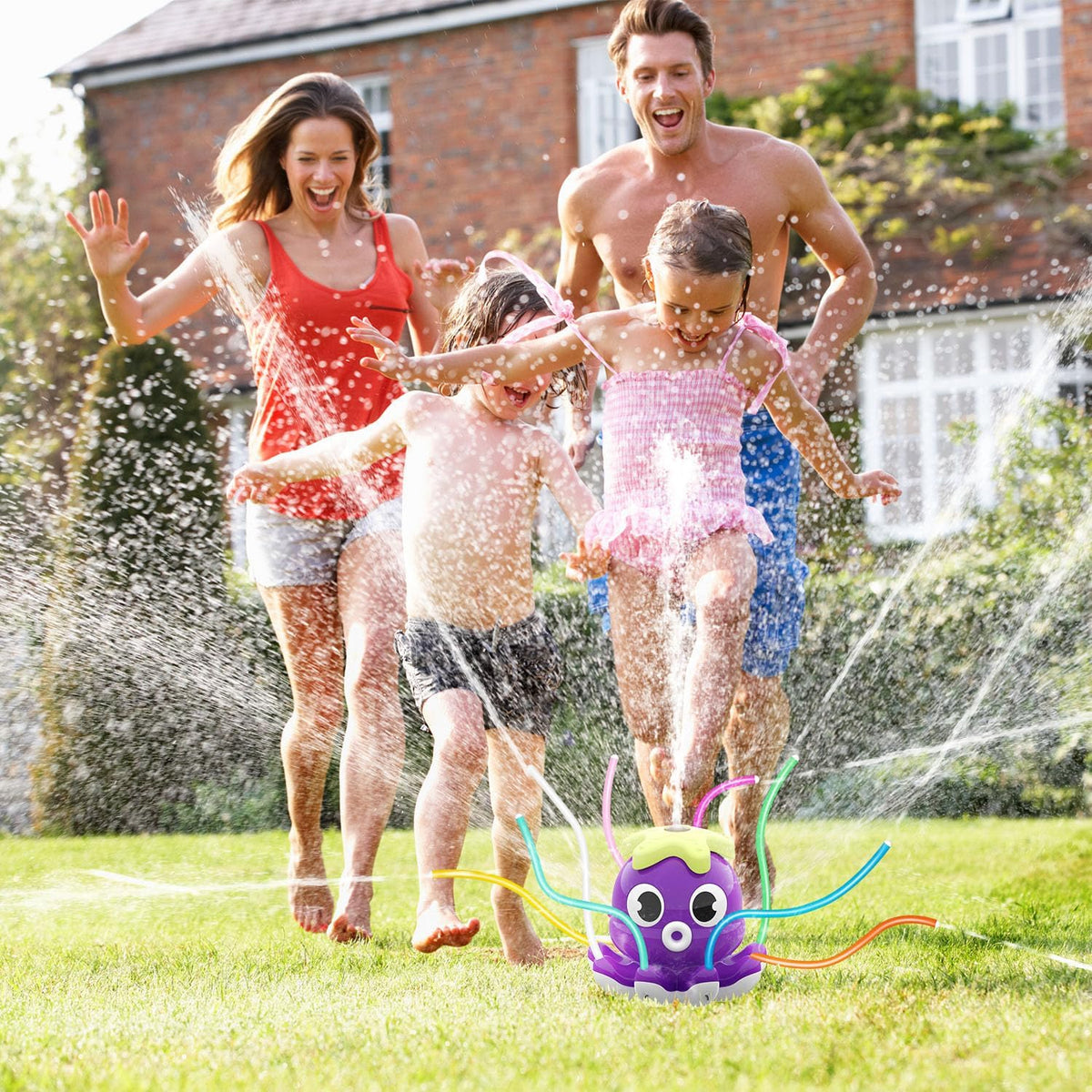 Outdoor Water Spray Sprinkler, Summer Outside Toys for Kids Boys – Fun for Kids & Family - image 2
