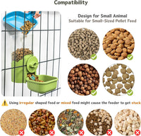 Automatic Pet Food Water Dispenser - Green - image 3