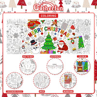 Halloween Activity Poster, Halloween Tablecloth for Kids - Christmas - image 3