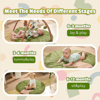 TINITIGIES Tummy Time Mirror for Babies 0-6 Months - Baby Play Mat - image 2