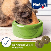 Vitakraft Nibble Rings Small Animal Treats - Crunchy Alfalfa Snack - For Rabbits, Guinea Pigs, Hamsters, and More