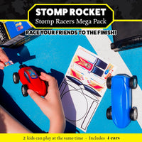 Dueling Stomp Racers by Stomp Rocket, Air Powered Race Car Set – Fun for Kids & Family - Mega Pack - image 2