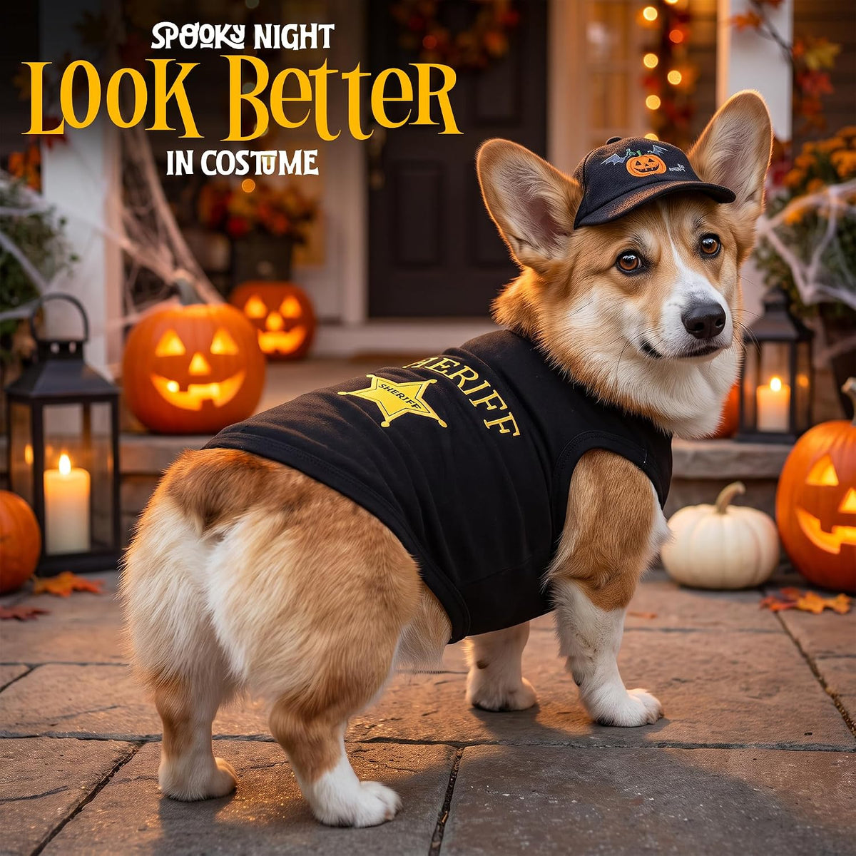 Parisian Pet Dog Halloween Costume - Sheriff / X-Large - image 3