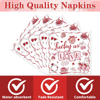 Yoyuspy 50 pink pumpkin baby shower napkins in gingham and polka dot prints - view 23