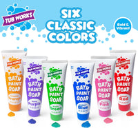 Tub Works Bath Paint Soap Bath Toy, Classic 6 Pack, Non-Toxic - Classic - image 2