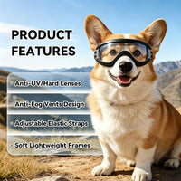 Dog Goggles for Small Breeds - Medium / Clear - image 4