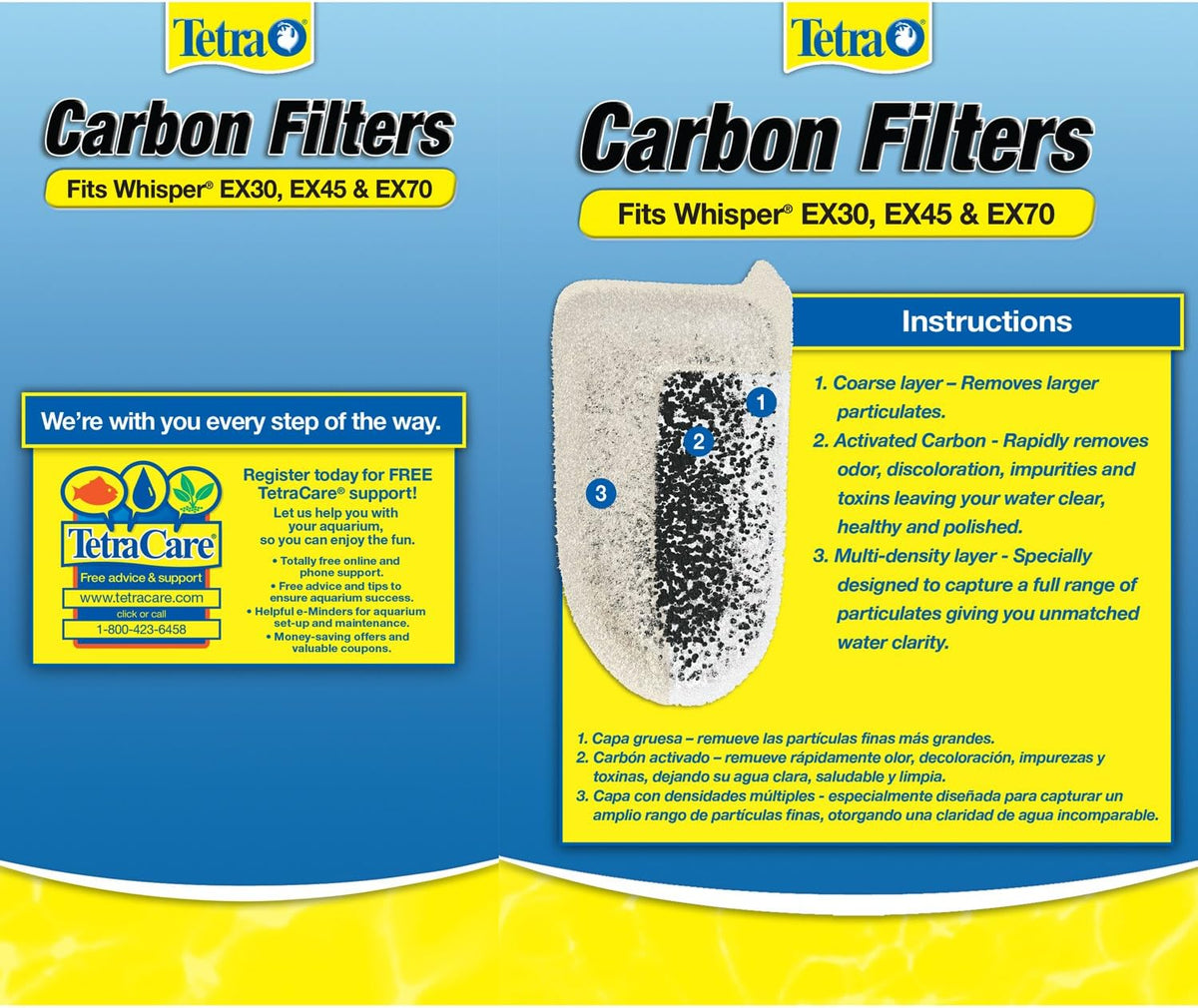 Tetra Whisper EX Carbon Large Round Filter Cartridges - 4-Count / large - image 4