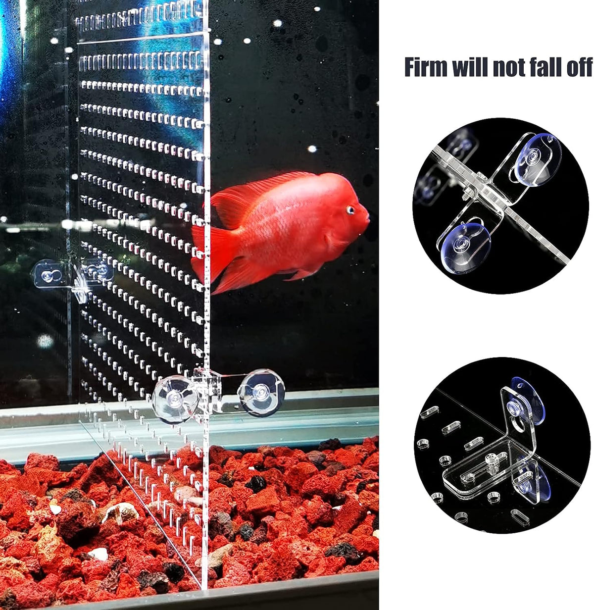 Fish Tank Divider Clear 30/40/50/65/75/90/125/150 Gallon Aquarium - 11.4*11.8in(15/20gal) - image 4