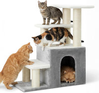 Heybly Cat Scratching Post, Pet Steps for Indoor Cats and Dogs - Light Gray - image 2