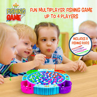 IPIDIPI TOYS magnetic fishing game with rotating board, colorful fish and fishing poles - view 7