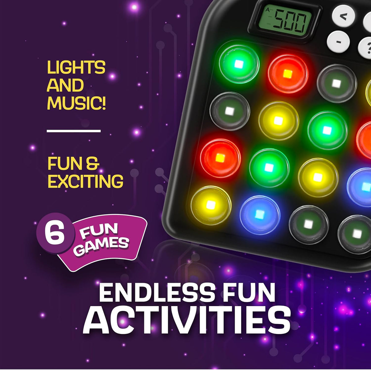 Croove Brain Teasers Memory Game, Kids Handheld Games, Ages 6-12 - image 3