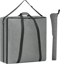 24" Dog Fence Storage Bag for Camping & RV Trips Comfortable Carry – Essentials for Dogs - Grey / 25"×7"×25"