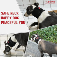 Adjustable Dog Neck Brace for Neck Pain & Injury Relief - Soft & Comfortable Support Collar for Dogs for Recovery After Surgery or Injury(Large)