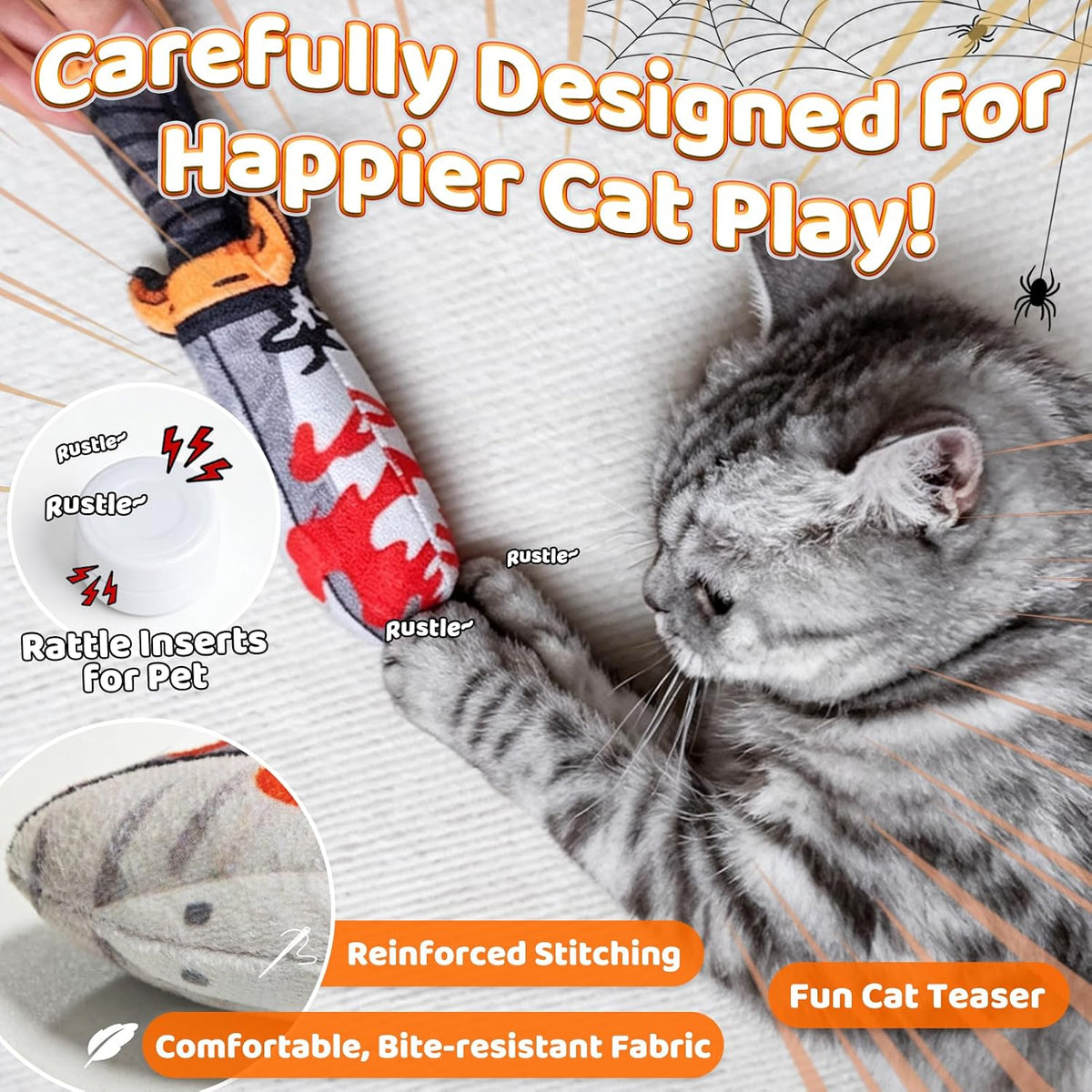 Catnip Toy [2000mg Premium Catnip] - Sword Style - image 4