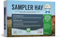 Small Pet Select-Sampler Box, 2ND Cutting, 3RD Cutting Timothy Hay, Oat Hay, & Orchard Hay