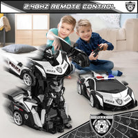 BLUEJAY Transform RC Cars for Boys 3-12 - Police - image 3