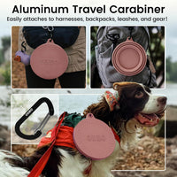 OHMO Spill Proof Collapsible Dog Bowl - 24oz / Coral - image 2