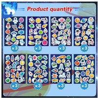 DUJAA 640-piece fall stickers for kids with pumpkins, leaves and scarecrows - view 30