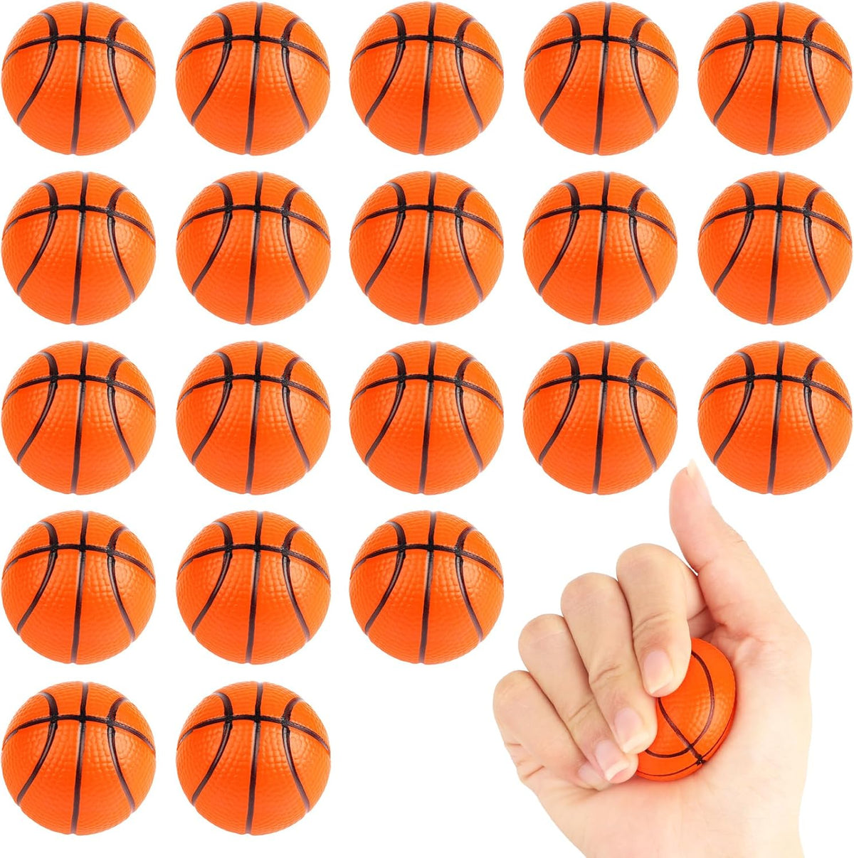 Hxezoc 20 mini baseball stress balls made of soft foam - view 3