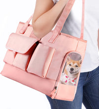 Cat Carrier, Dog Carrier, Pet Carrier - Pink
