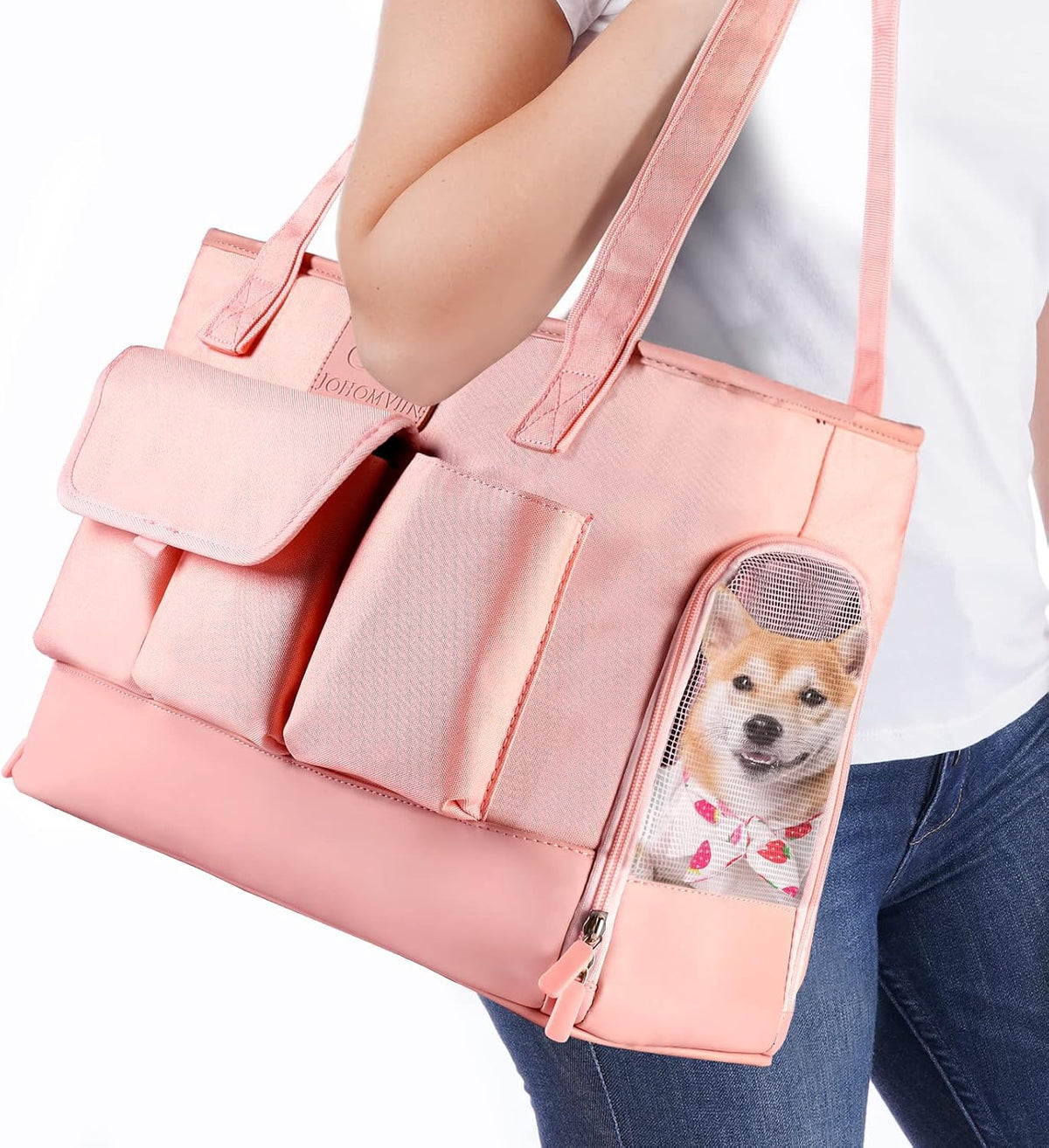 Cat Carrier, Dog Carrier, Pet Carrier - Pink
