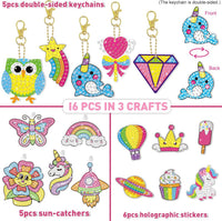 BANBBUR 16 Pcs Gem Art for Kids Ages 4-8-12 - image 3